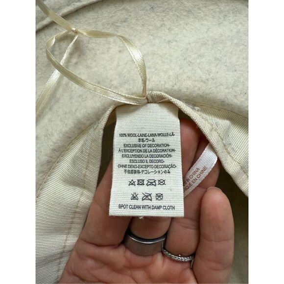 Free People - Wythe Leather Band Felt Fedora Hat in French Vanilla - Picture 8 of 8